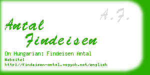 antal findeisen business card